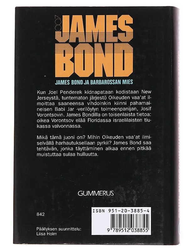 James Bond ja Barbarossan mies - John Gardner - Romaanit ja novellit - 10105617261 - 1