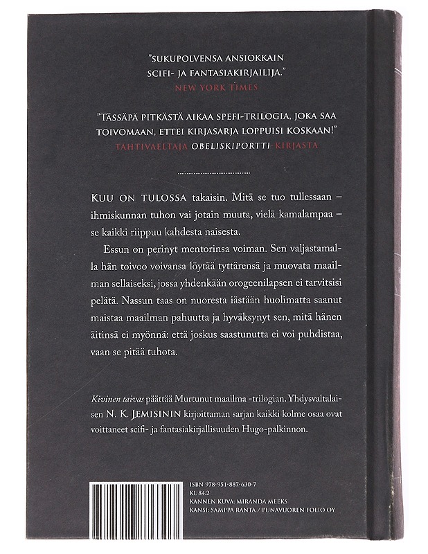 Kivinen taivas - Jemisin, N. K - Fantasia- ja scifi - 10105617293 - 1