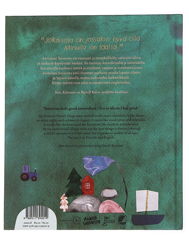 Aarteitani Suomesta / My favourite Finnish things - Kettunen, Satu - Lastenkirjat - 10105617299 - 1