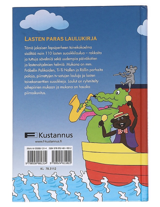 Lasten paras laulukirja - Kari, Virpi - Lastenkirjat - 10105617347 - 1