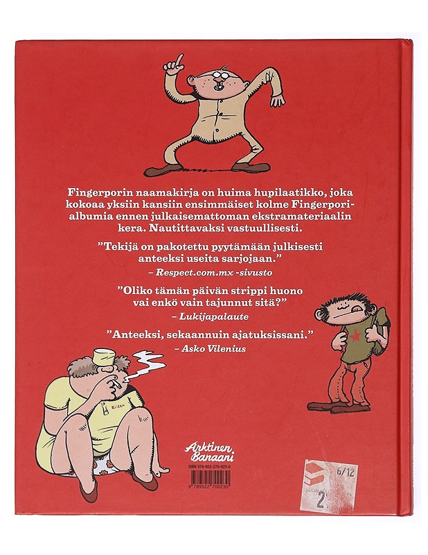 Fingerporin naamakirja - Pertti Jarla - Sarjakuvat - 10105617384 - 1