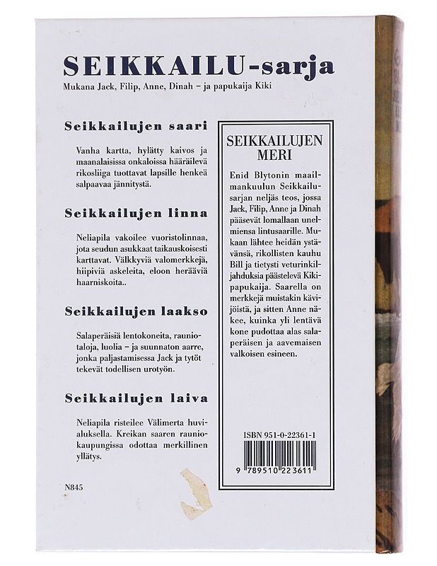 Seikkailujen meri - Enid Blyton - Nuorten kirjat - 10105617386 - 1