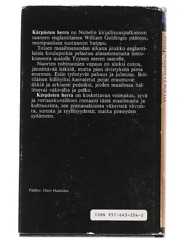 Kärpästen herra - Golding, William - Romaanit ja novellit - 10105617496 - 1