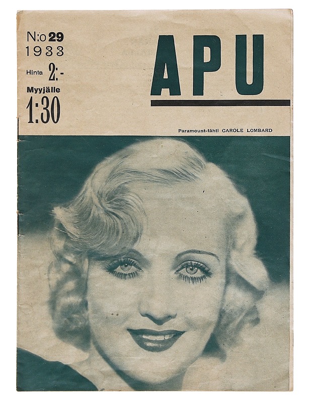 APU No 29/1933 - Lehdet - 10105617530 - 0