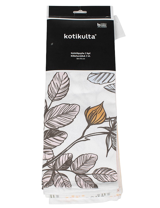 KOTIKULTA keittiöpyyhe, 50x70 cm, 2 kpl/pkt - Pyyhkeet - 10105617541 - 0