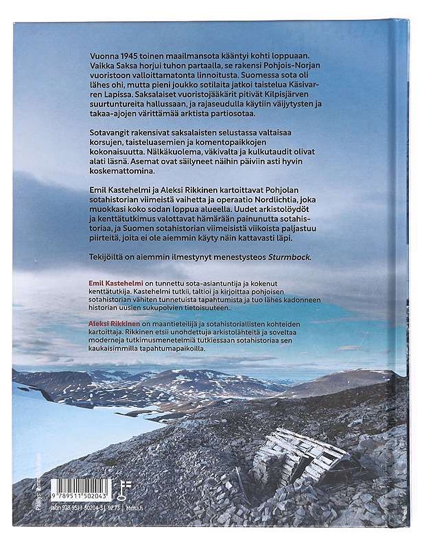 Operaatio Nordlicht: Lapin sodan arktinen loppunäytös - Kastehelmi, Emil - Historiakirjat - 10105617558 - 1