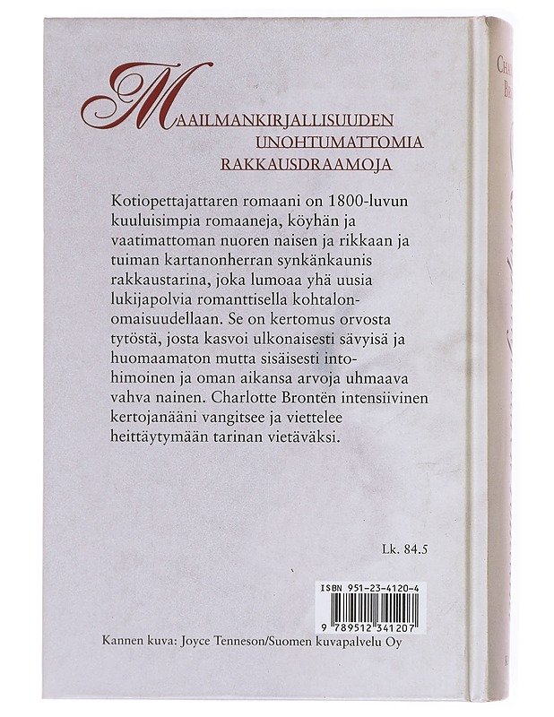 Kotiopettajattaren romaani - Brontë, Charlotte - Romaanit ja novellit - 10105617561 - 1