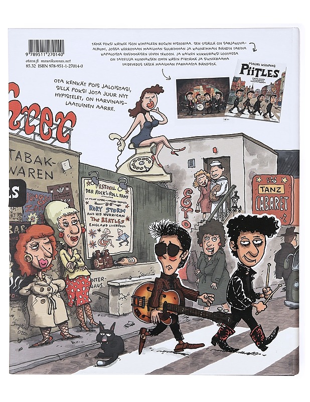 Piitles : tarina erään rockbändin alkutaipaleesta - Mauri Kunnas - Sarjakuvat - 10105617601 - 1