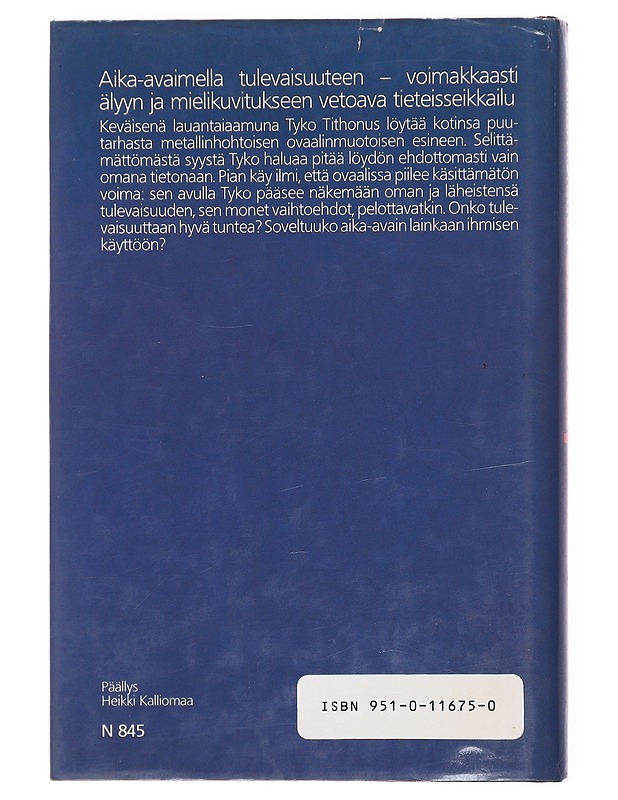 Aika-avain - Sleator, William - Romaanit ja novellit - 10105617609 - 1