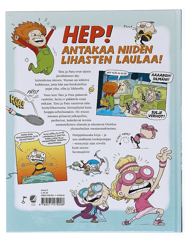Tatu ja Patu - Paikoillenne, valmiit, hep! - Havukainen, Aino - Lastenkirjat - 10105617615 - 1
