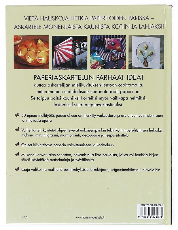 Paperiaskartelun parhaat ideat / innostu ja kokeile ; astu rohkeasti paperin kiehtovaan maailmaan - Jones, Fiona - Tietokirjat ja oppaat - 10105617613 - 1