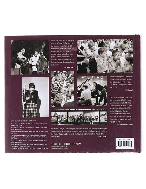 Playing the Changes: Milt Hinton's Life in Stories and Photographs - Hinton, Berger & Maxson - Elämäkerrat ja muistelmat - 10105617617 - 1
