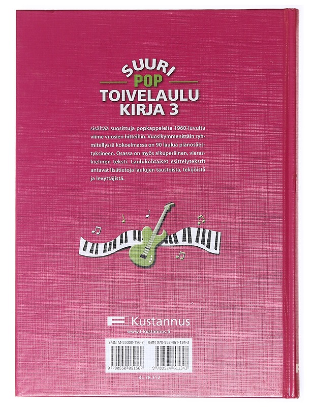 Suuri poptoivelaulukirja. 3 - Kari, Virpi - Musiikki- ja elokuvakirjat - 10105617623 - 1