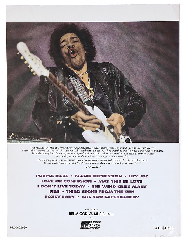 The Jimi Hendrix Experience: Are You Experienced? - Recorded Versions -nuottikirja - Musiikki- ja elokuvakirjat - 10105617657 - 1