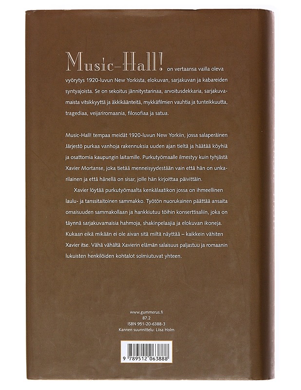 Music-Hall! - Soucy, Gaétan - Romaanit ja novellit - 10105617685 - 1
