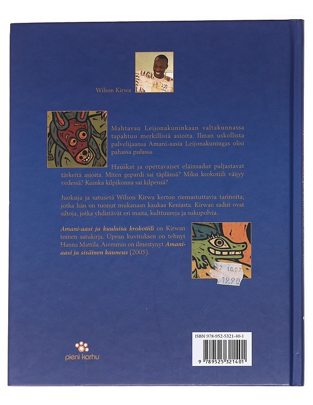 Amani-aasi ja kuuluisa krokotiili - Kirwa, Wilson - Lastenkirjat - 10105617686 - 1
