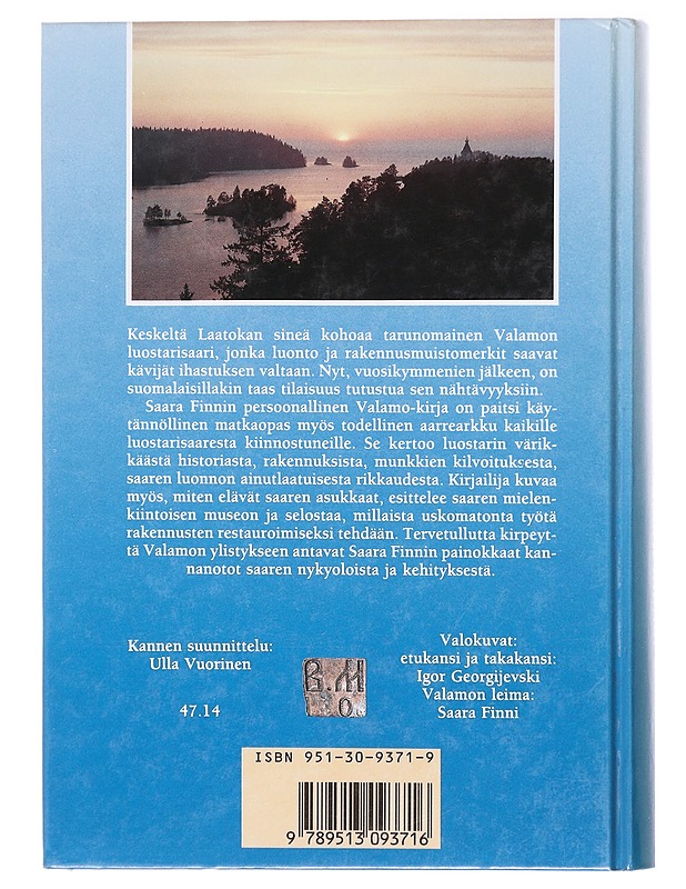 Valamo, sinisen kukan saari - Finni, Saara - Tietokirjat - 10105617707 - 1