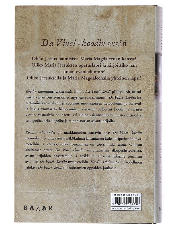 Koodin salaisuudet - Burstein, Dan - Tietokirjat ja oppaat - 10105617730 - 1