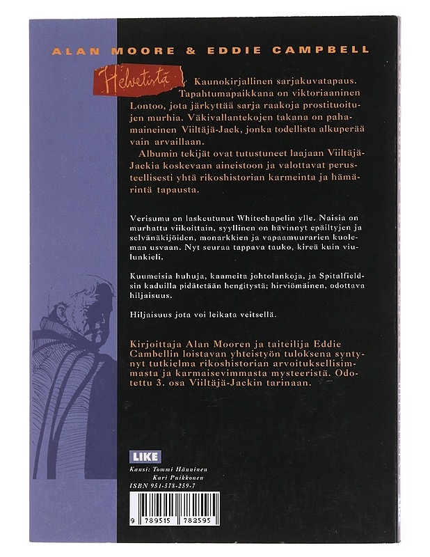 Helvetistä. Osa 3 - Moore, Alan - Sarjakuvat - 10105617746 - 1