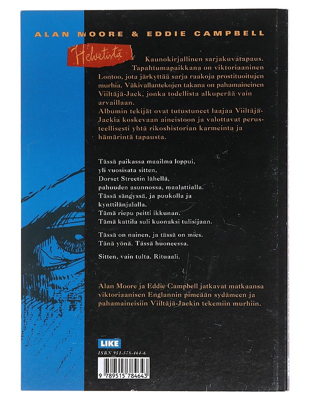 Helvetistä. Osa 4 - Moore, Alan - Sarjakuvat - 10105617751 - 1