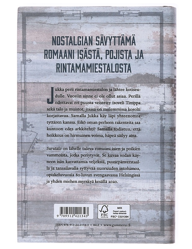 Surutalo - Matti Rönkä - Romaanit ja novellit - 10105617774 - 1