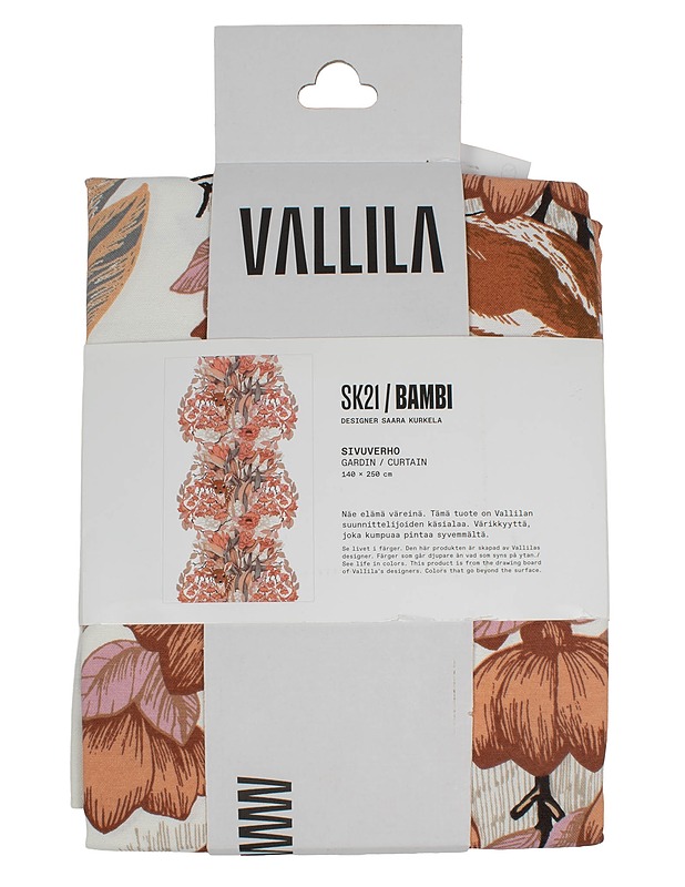 VALLILA Bambi sivuverho, 140x250 cm - Designsuosikit - 10105617820 - 0