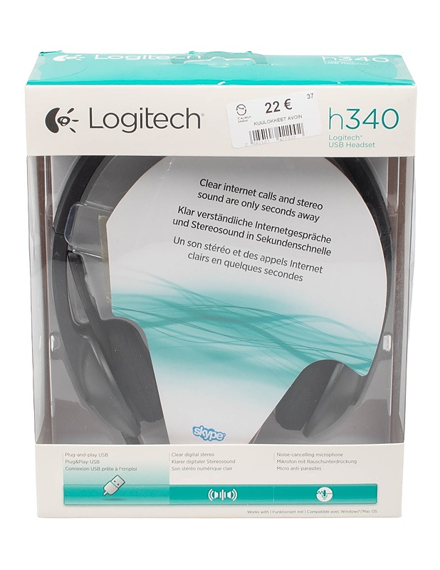 LOGITECH h340 USB-kuulokemikrofoni/headset - Audio - 10105617857 - 0