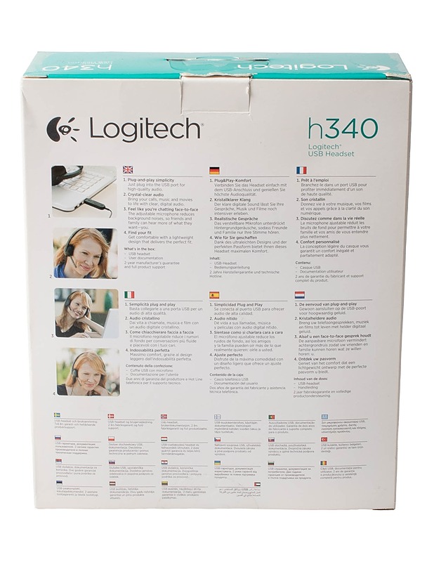 LOGITECH h340 USB-kuulokemikrofoni/headset - Audio - 10105617857 - 1