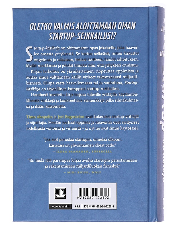 Startup-käsikirja - Ahopelto, Timo - Tietokirjat ja oppaat - 10105617973 - 1