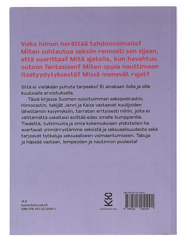 Himokirja : kysymyksiä ja vastauksia - Janakka, Jenni - Tietokirjat ja oppaat - 10105618008 - 1