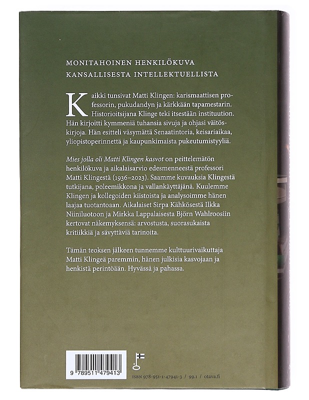 Mies jolla oli Matti Klingen kasvot - Kai Ekholm - Elämäkerrat ja muistelmat - 10105618015 - 1
