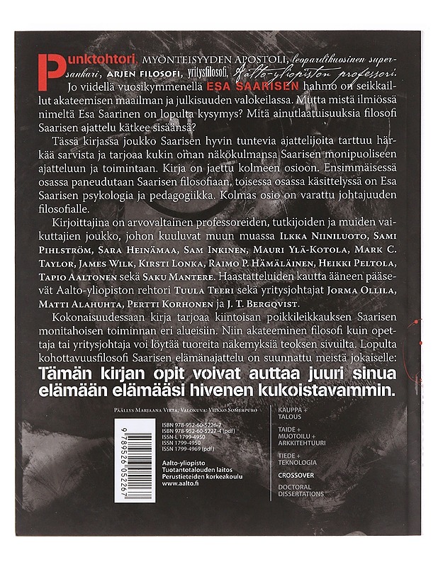 Elämän filosofi - Aalto-yliopisto - Kirja lahjaksi - 10105618087 - 1