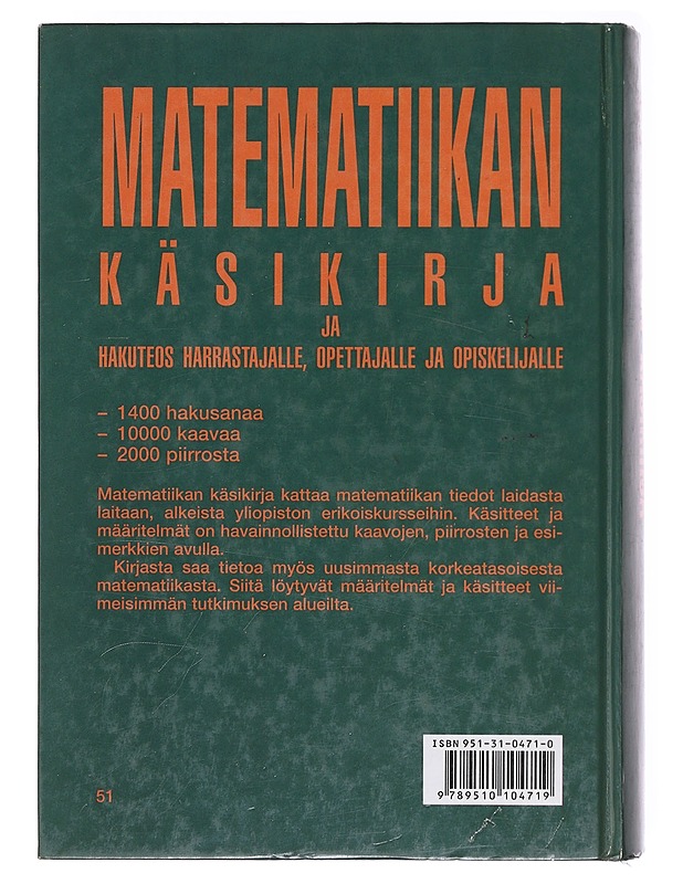 Matematiikan käsikirja - Thompson, Jan - Tietokirjat ja oppaat - 10105618116 - 1