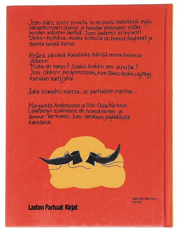 Viekas varis nimeltä Juro - Andersson, Margareta - Lastenkirjat - 10105618114 - 1