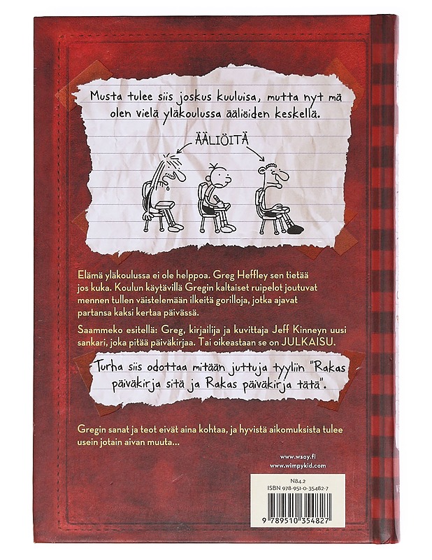 Neropatin päiväkirja : Gregg Heffleyn julkaisu - Kinney, Jeff - Lastenkirjat - 10105618140 - 1