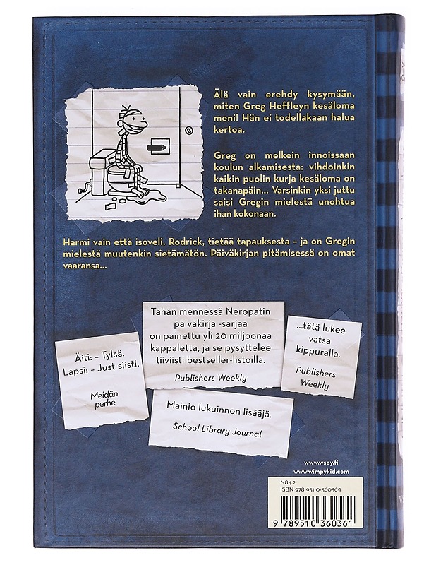 Neropatin päiväkirja : 2 Isoveli isottelee - Kinney, Jeff - Lastenkirjat - 10105618149 - 1