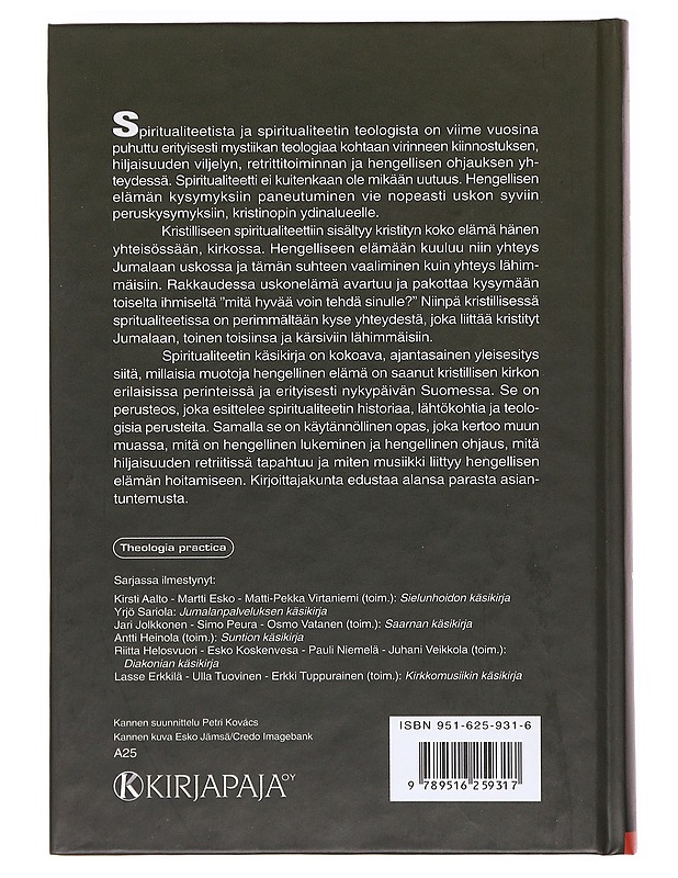 Spiritualiteetin käsikirja - Heikki Kotila - Harrastekirjat - 10105618166 - 1