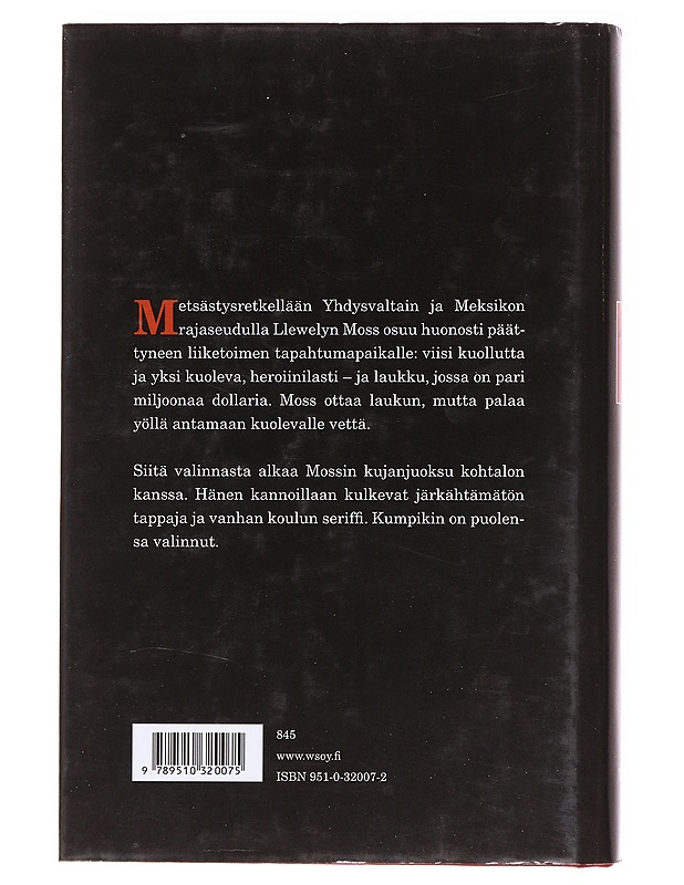 Menetetty maa - McCarthy, Cormac - Romaanit ja novellit - 10105618187 - 1