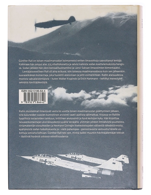 Lentopäiväkirjani / muistelmat 1938-2004 - Rall, Günther - Elämäkerrat ja muistelmat - 10105618224 - 1