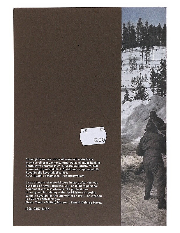 Sotahistoriallinen aikakauskirja 2023 - Historiakirjat - 10105618291 - 1