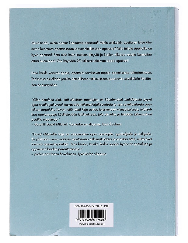 27 tutkitusti toimivaa tapaa opettaa - Mitchell, David R. - Tietokirjat ja oppaat - 10105618311 - 1