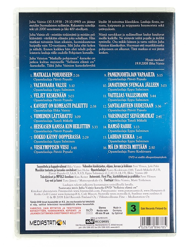Juha Vainio - Matkalla pohjoiseen - DVD - DVD-elokuvat - 10105618390 - 1