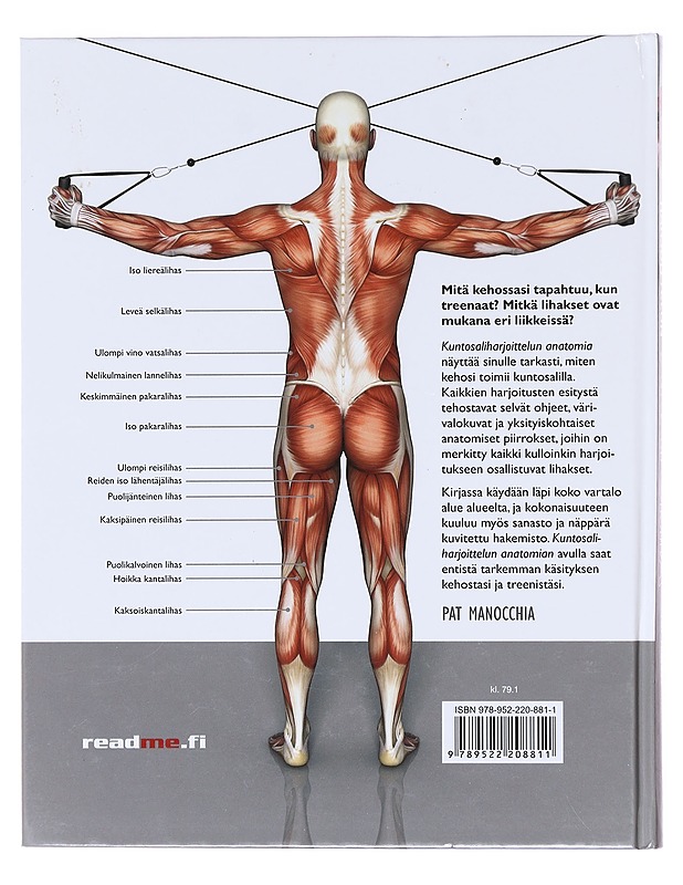 Kuntosaliharjoittelun anatomia : valmentajan syvälliset treeniohjeet - Manocchia, Pat - Tietokirjat ja oppaat - 10105618418 - 1