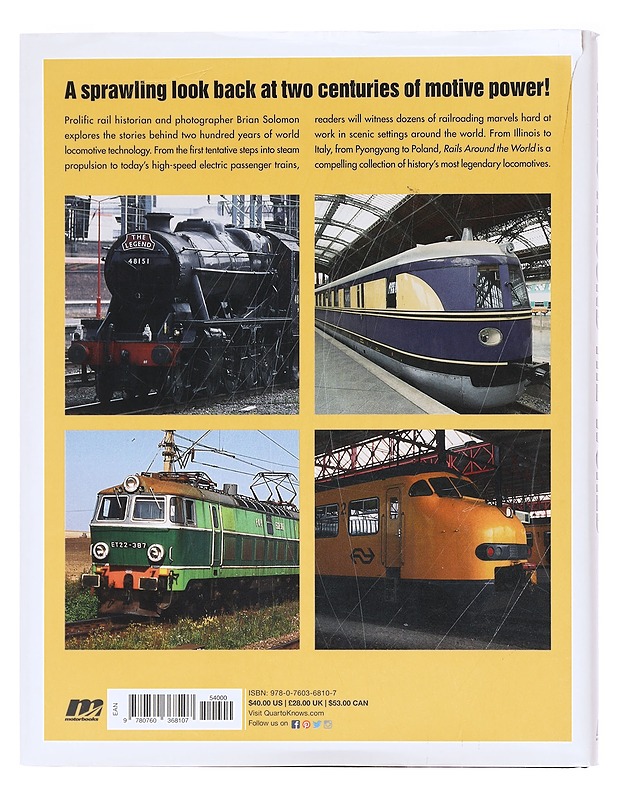 Rails Around the World - Solomon, Brian - Tietokirjat ja oppaat - 10105618429 - 1