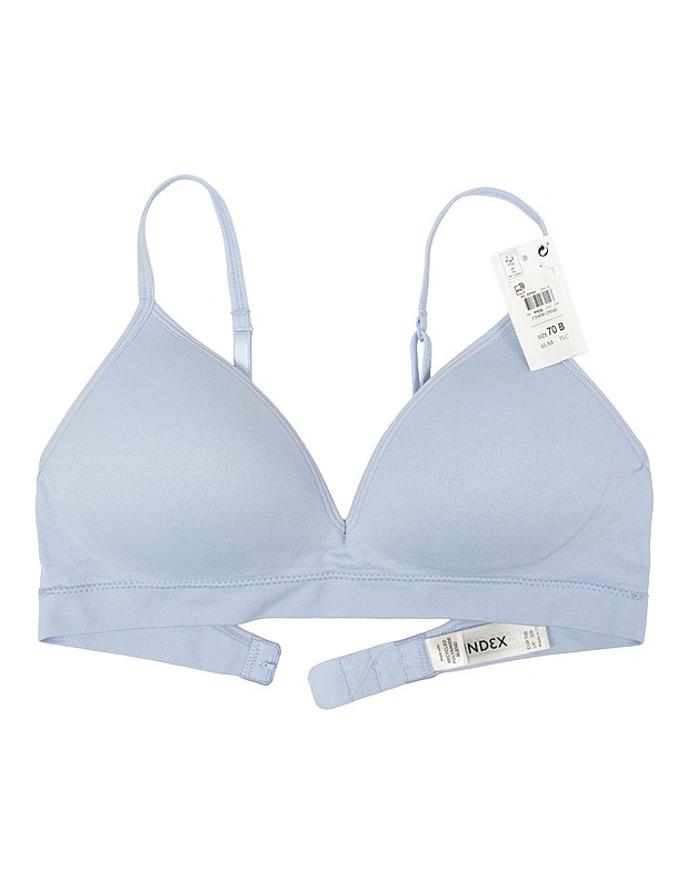 LINDEX Vaaleansiniset rintaliivi, 70B - Alusvaatteet - 10105618440 - 0