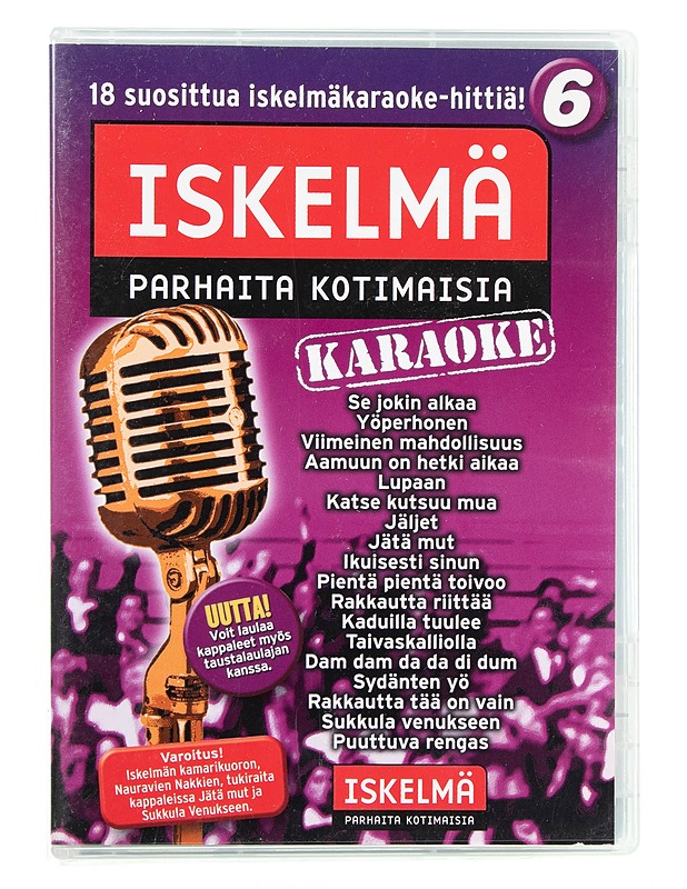 Iskelmä karaoke: 18 suosittua iskelmäkaraoke-hittiä! - DVD - DVD-elokuvat - 10105618448 - 0