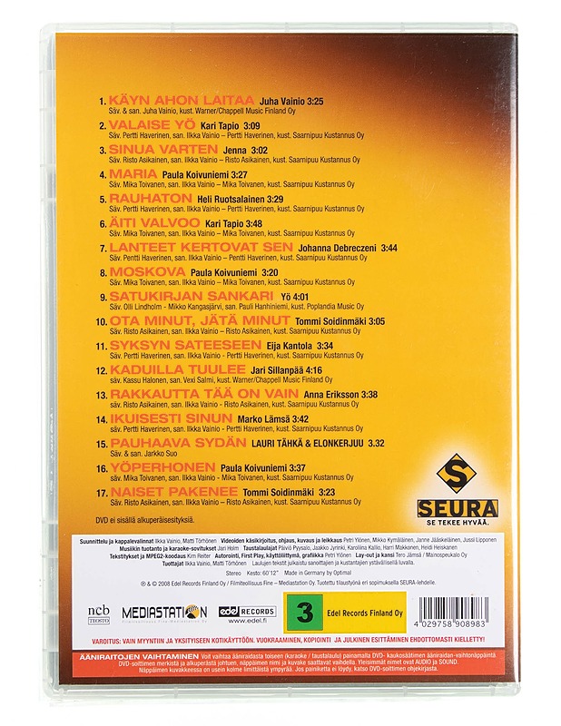 Seuran karaokehitit - DVD - DVD-elokuvat - 10105618487 - 1