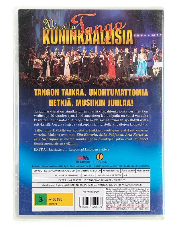 20 vuotta Tangokuninkaallisia - DVD - DVD-elokuvat - 10105618499 - 1