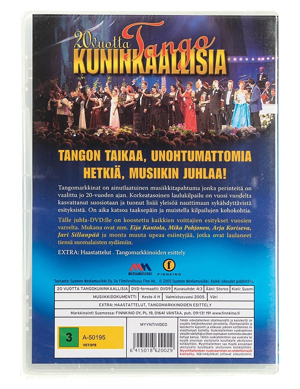 20 vuotta Tangokuninkaallisia - DVD - DVD-elokuvat - 10105618501 - 1
