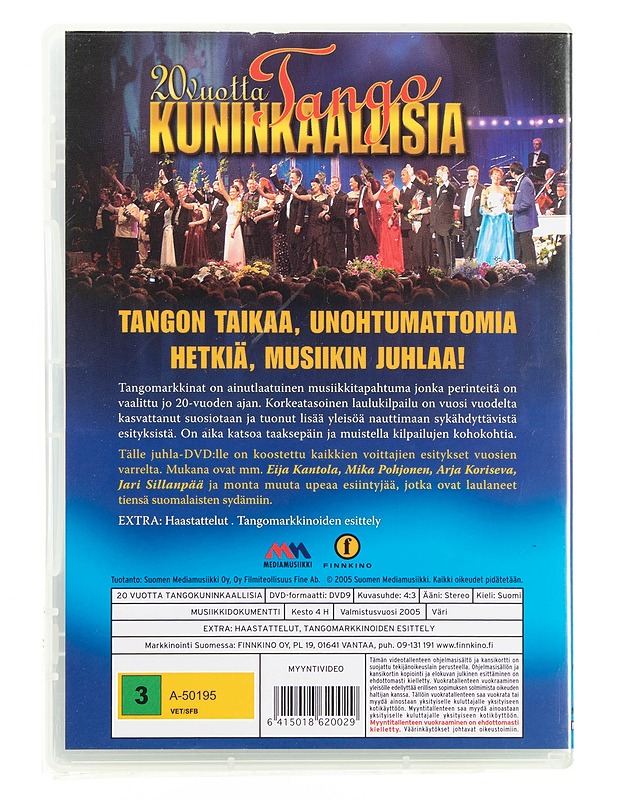 20 vuotta Tangokuninkaallisia - DVD - DVD-elokuvat - 10105618504 - 1